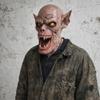 Scary Demon Monster Mask Big Mouth Latex Full Head Mask with Sharp Teeth for Halloween Party Cosplay Costume Adult