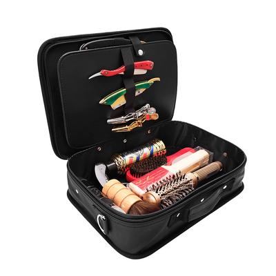 Kit d'outils de coiffure Ciseaux à cheveux Étui Sac Résistance à l'écrasement Valise Tondeuse Imperméable Non-déformation Boîte à outils de coiffure