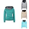 Stylish Women's Hooded Pullover Coat Tops Perfect For Autumn And Winter Seasons