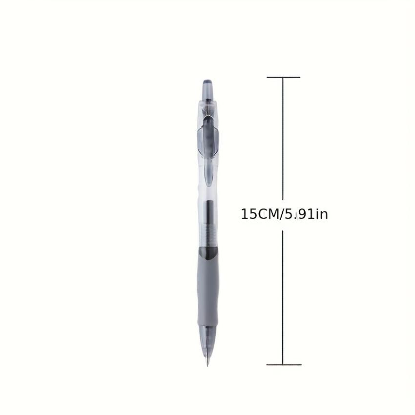 12pcs Retractable Gel Pens Set Black Ink Ballpoint for Writing Refills Office Accessories School Supplies Stationery