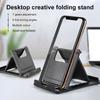 Folding Mobile Phone Holder Mini Adjustable Creative Portable Universal Folding Plastic Phone Holder Tablet Computer Stand For