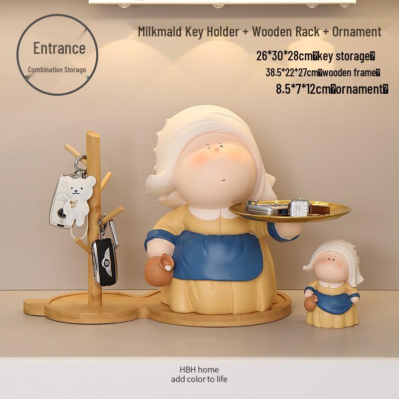 Entryway Storage Box & Ornament: Living Room TV Cabinet Shelf, Decorative Drawer, Key Holder, and Mask Box.