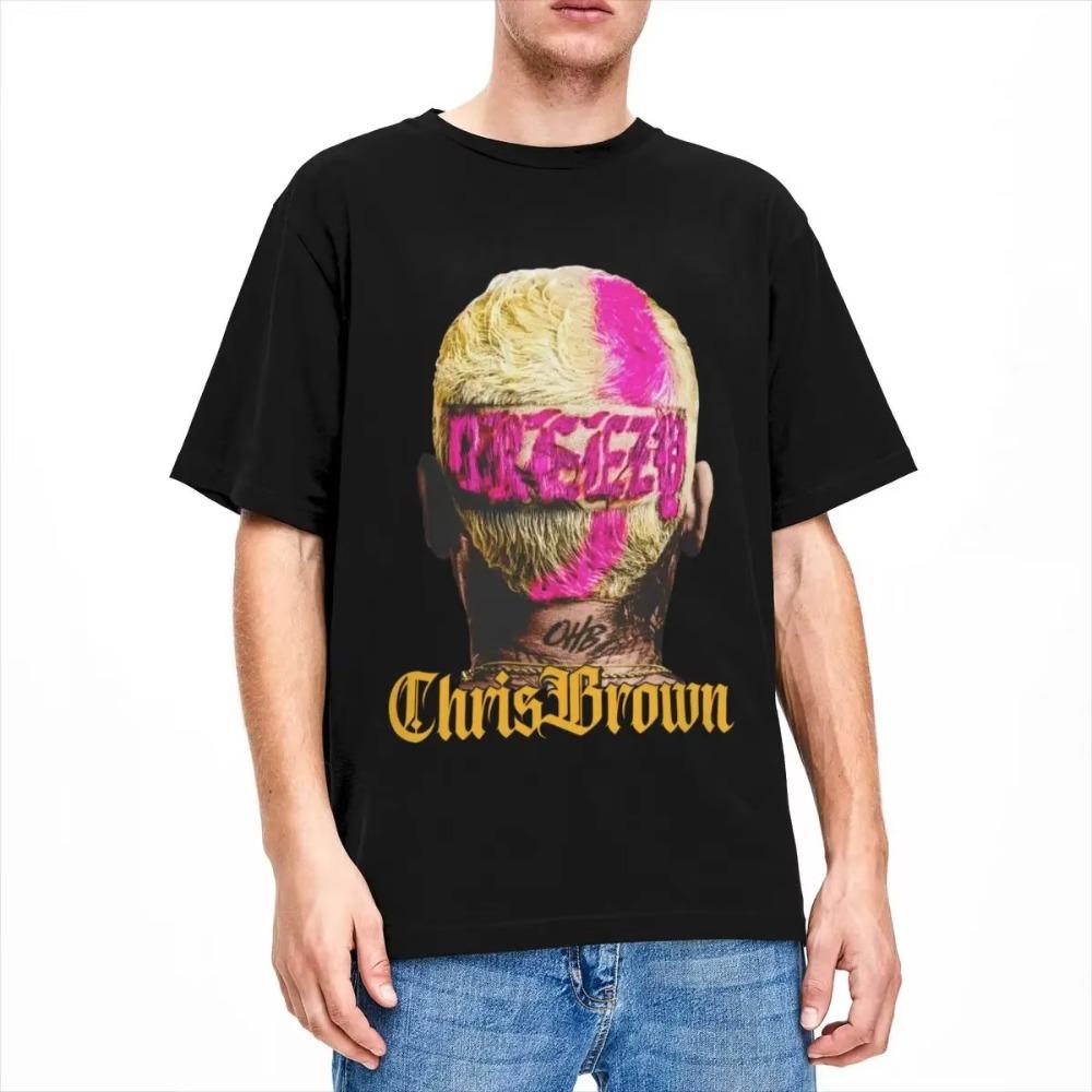 Chris Brown 2024 11 11 Tour T Shirt Apparel for Men Women  Summer King of R&B Fan Gift T-shirt Short Sleeve