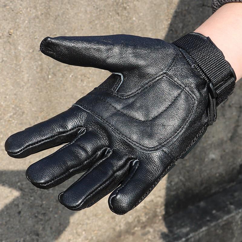 King Kong Deformable Black Motorcycle Gloves - Breathable, Full-Finger Protective Riding Gear for Adults