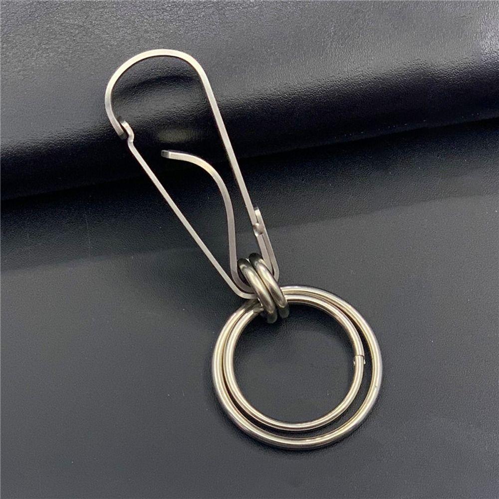 Business Style Carabiner Key Clip Theft-resistant Car Key Chain Couple Gift