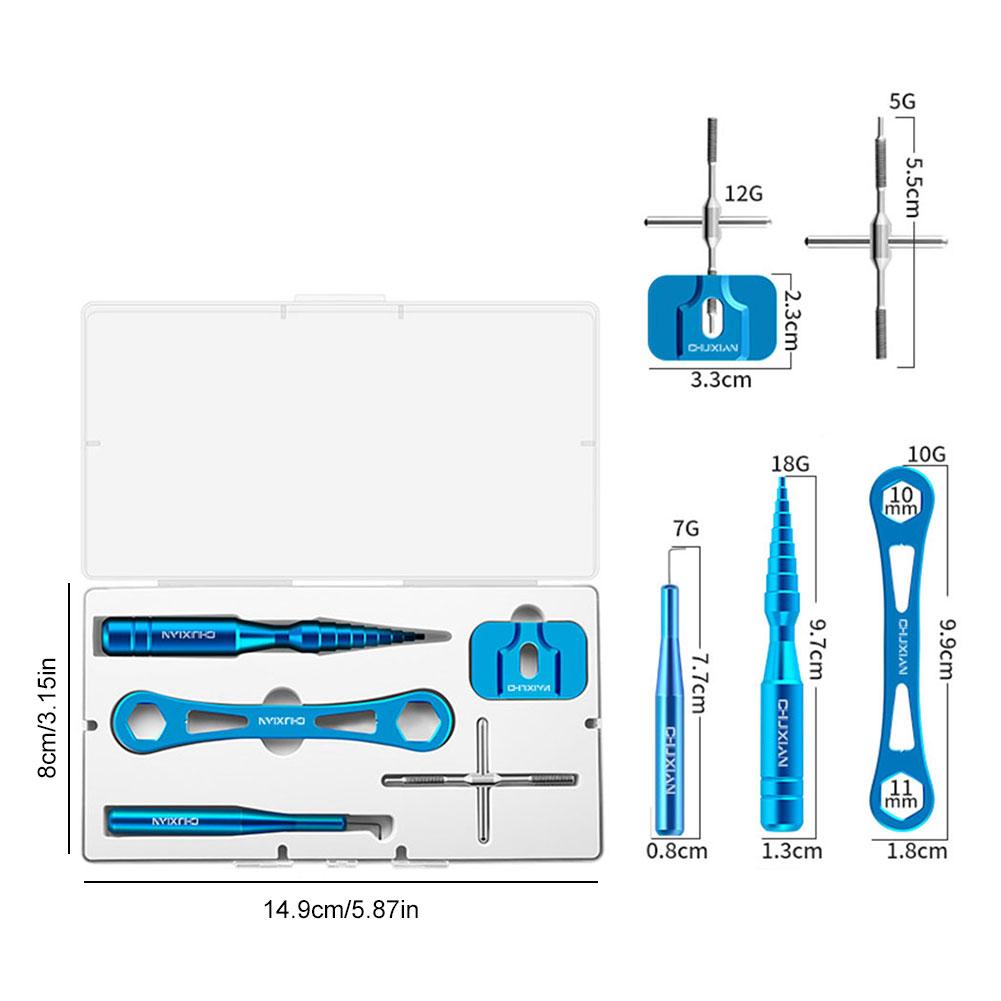 Angelrollenlagerstift-Entferner Angelrollen-Entlade-Wartungswerkzeugsatz Angelrollen-Reparaturset Angel-DIY-Reparaturwerkzeugset