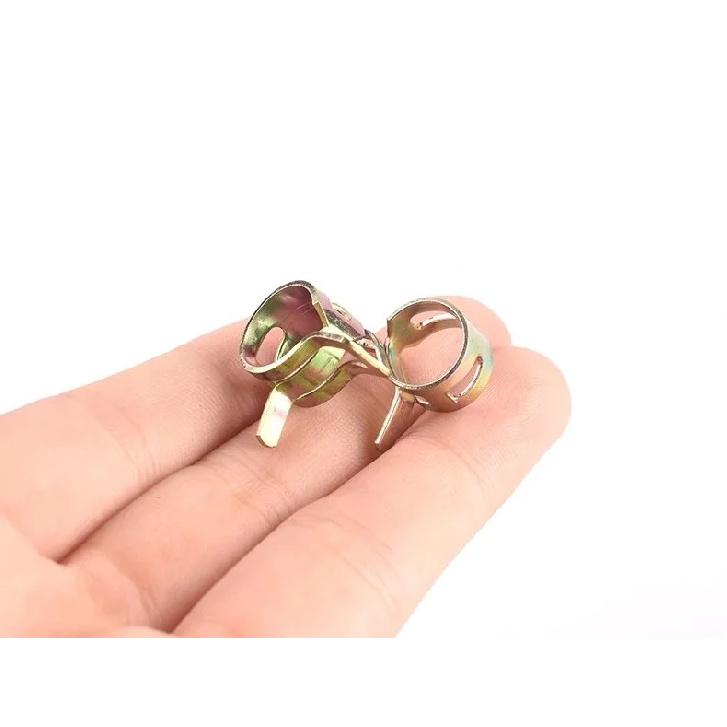 1-10Pcs Stainless Steel Spring Clips For Fuel Pipe Water Hose Clip Pipe Tube Clamp Fastener Galvanized Auto Accessories 4mm-37mm