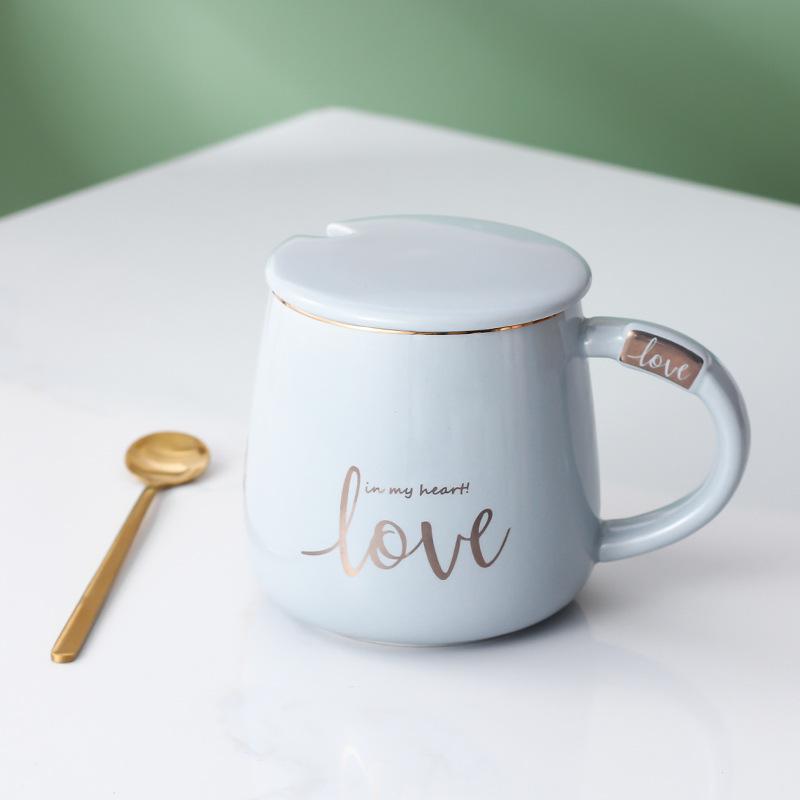 Creative Simple Fashion Ceramic Mug Office Gift Home Cup Coffee Cup Water Cup Couple Breakfast Cup