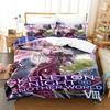Skelett Ritter Bettwäsche Set Einzelbett Twin Full Queen King Size Bettset Aldult Kind Schlafzimmer Bettbezug Sets Anime Bettlaken Set