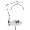 Embroidery Nail Art LED Eye Protection Light Beauty Salon Professional U-shaped Floor Light Portable Half Moon Beauty Lamp