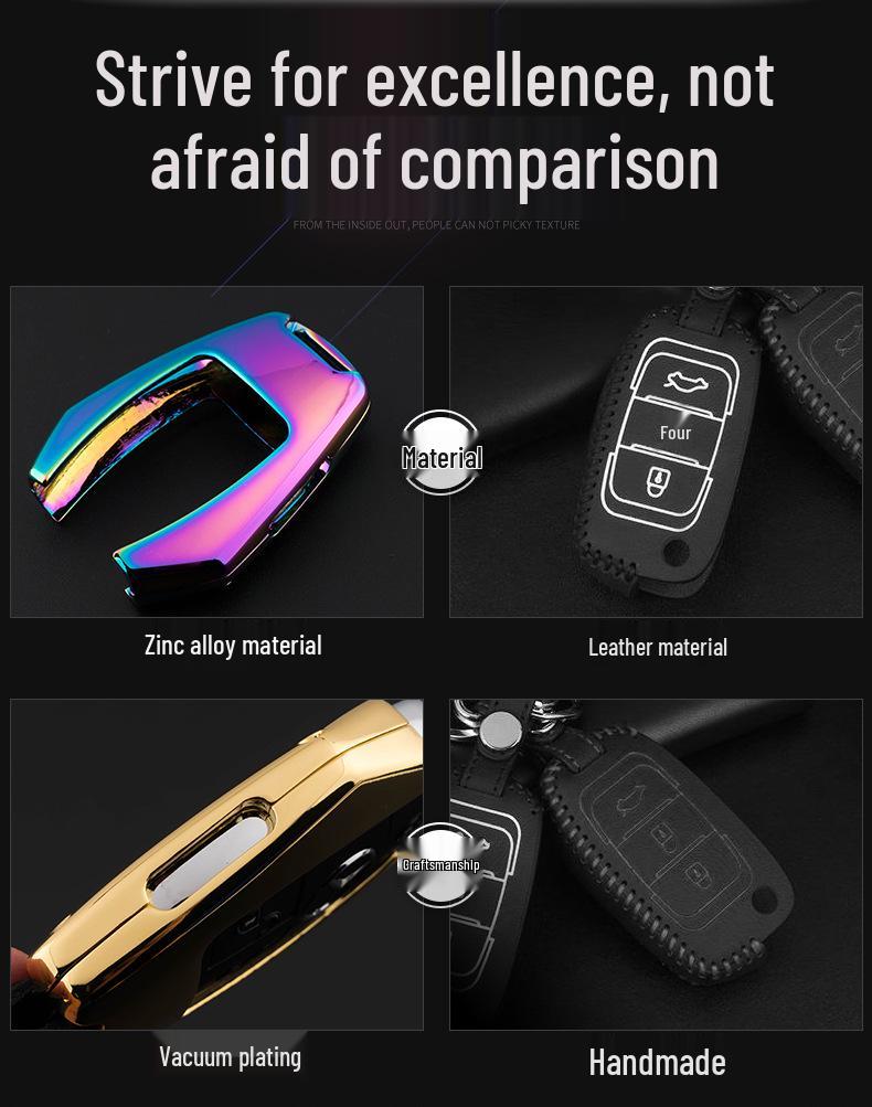 Mercedes Key Shell Cover for 17 Models: Fits GLC, GLA220, 260GLE, 320C200L.