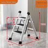 3-Step Telescopic Folding A-Frame Ladder – Lightweight and Multi-Functional Stool