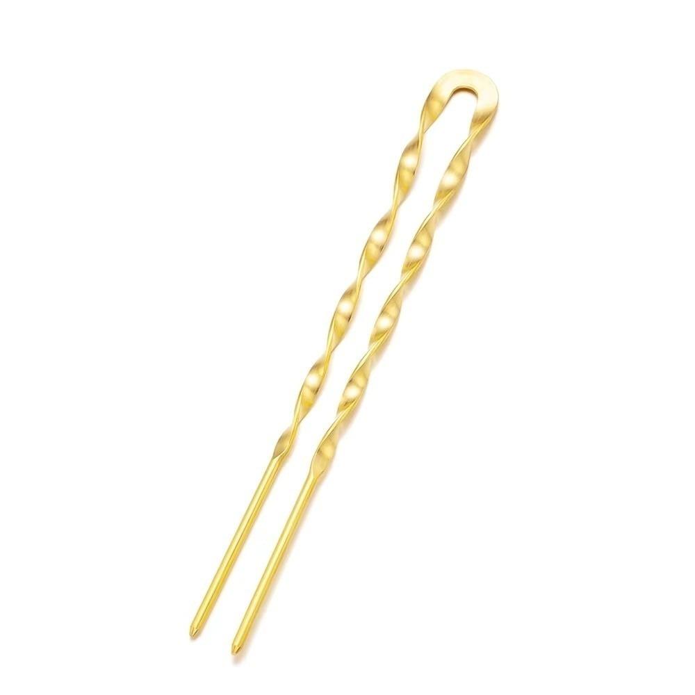 

Fashion Vintage U Shape Hair Clips Secure Hold Metal Hair Pins Styling Clips Hair Clip Forks Chignon антична бронзова кольору
