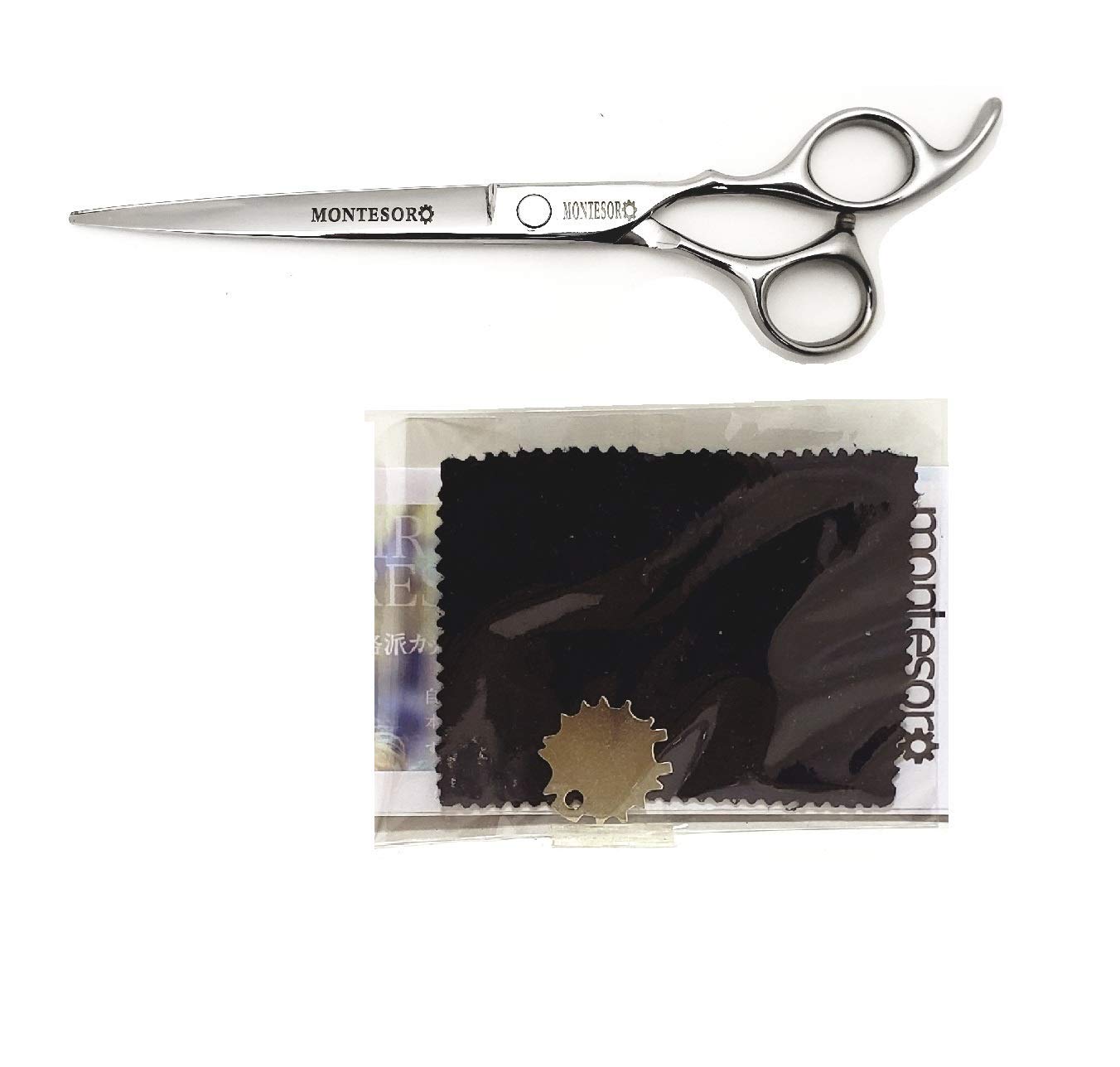 

montesoro Ножницы для филировки волос из стали SUS440C, Ножницы, Парикмахер, Стрижка волос, Филировка, Самостоятельная стрижка, Устойчивые к ржавчине, Высококачественные