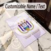 Crystal Velvet Rug Anderlecht FC Print Custom Name Text Floor Mat Home Decor