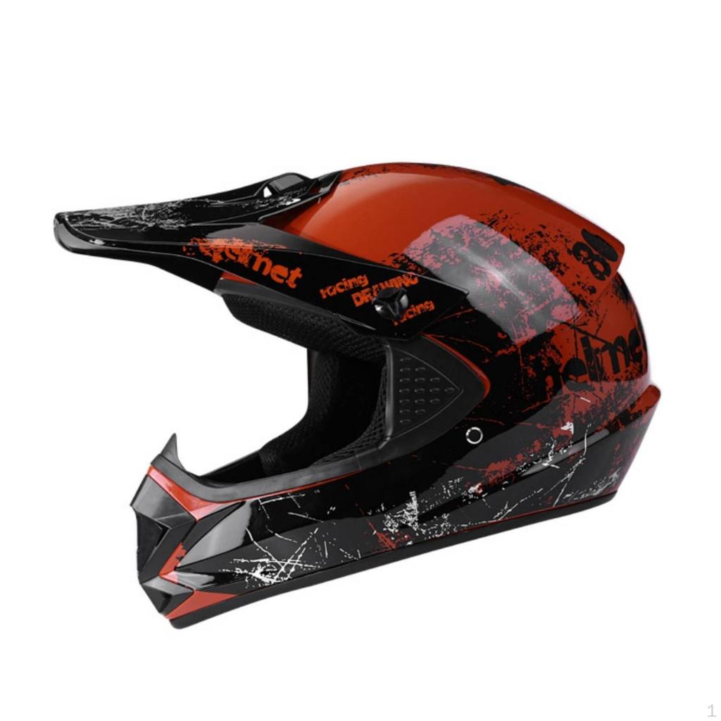 Motocross Helmet Aerodynamic FullCoverage for Motorcyclists, Riders, Downhill