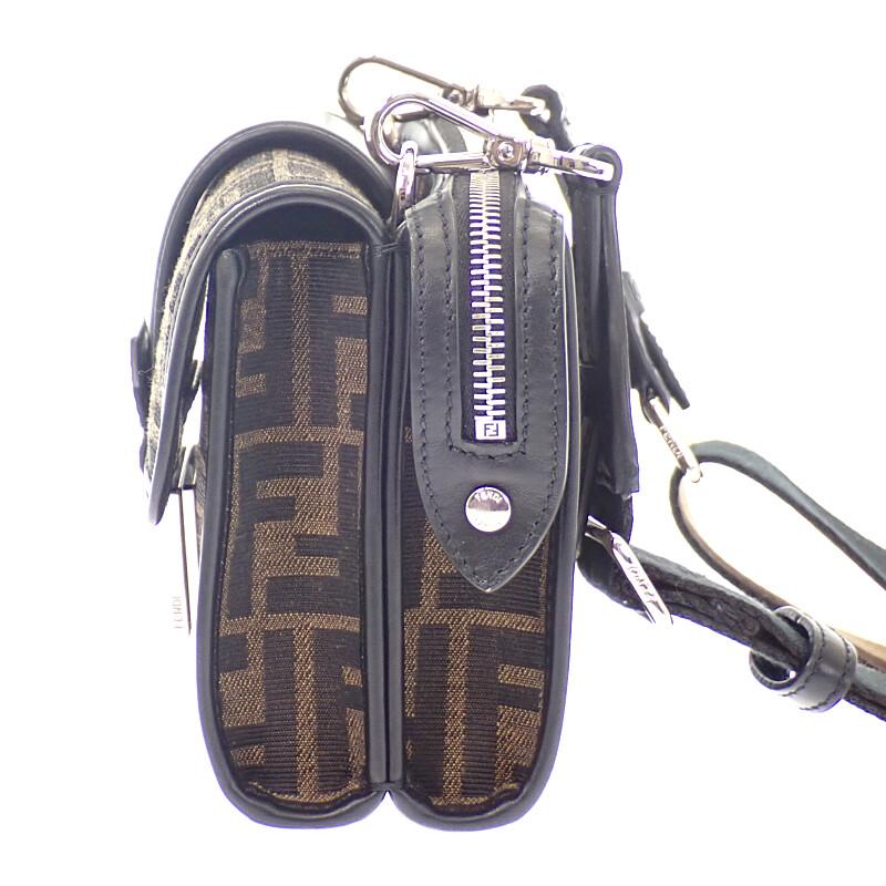 FENDI  7VA649ALWKF0L3T Shoulder Bag Brown/black leather Women