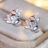 Vintage 925 Sterling Silver Bull Head Stud Earrings for Men Women Gothic Punk Jewelry Accessories Gift