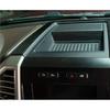 Center Console Storage Box Frame Trim Cover For Ford F150 2015+Soft Carbon Fiber