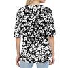 Shirts For Women Trendy V Neck T Shirts Casual Printed Blouse Half Sleeve Tops For Women