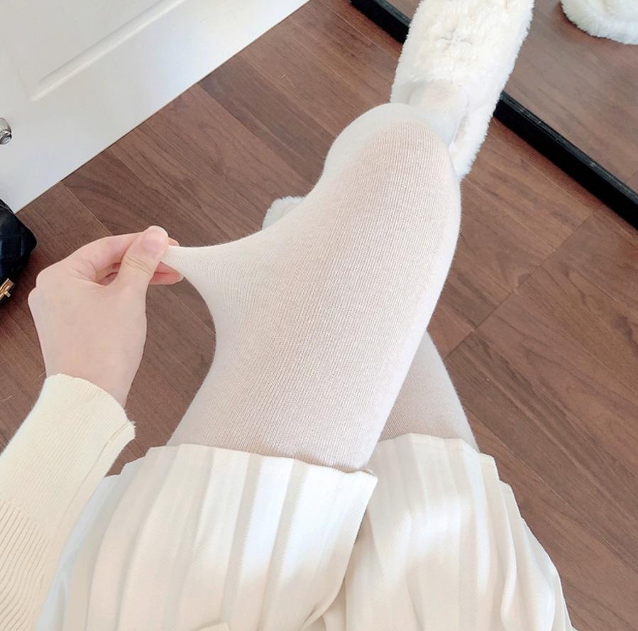 

Жіночі мікропрозорі колготки Miu Series в темну сіру смужку - Весна та Осінь Footed 【miu series】 soft and skin-friendly