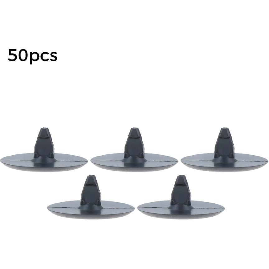 50Pcs Car Side Skirt Sill Moulding Cover Trim Clips Fit for Mercedes-Benz Vehicles OE: A0009917498 0009917498 Nylon Fastener Clip