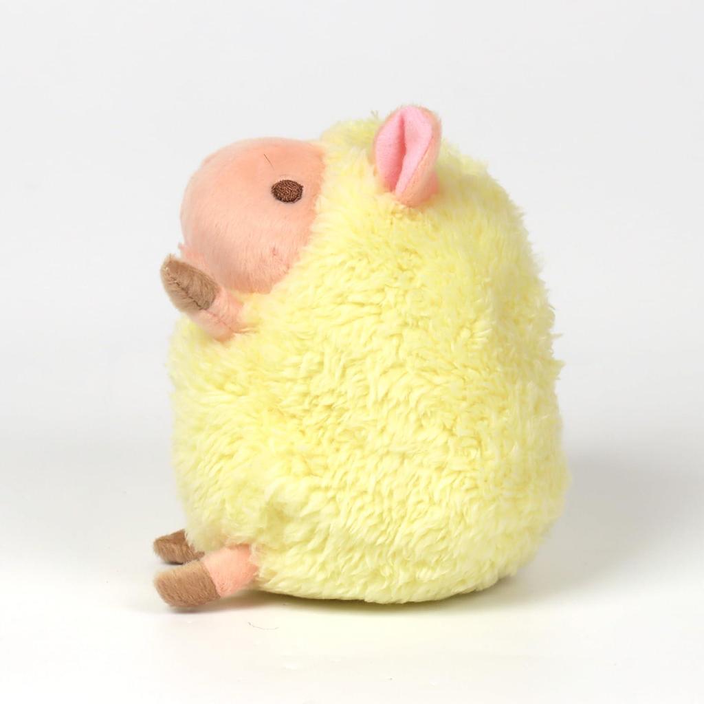 Shinada 2027 Zodiac Year Baby Nature Pastel Sheep S Height 11cm Yellow Stuffed Toy