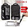 115 In 1 Multifunctional Screwdriver Set Electronics Repair Kit for PC Mobile Phone Household Tools Insulated Screwdriver