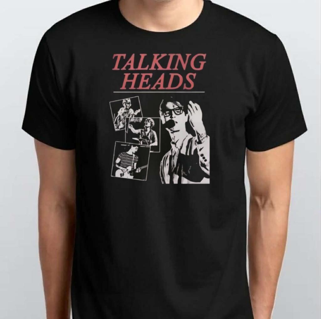 Talking Heads Stop Meaningful Vintage T-SHIRT Black