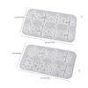 Delicate Snowflake Epoxy Resin Molds Durable Silicone for DIY Christmas Ornaments Jewelry Pendants and Keychains