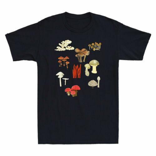 Mushroom Shirt Mycology Fungi Foraging Poisonous Mushroom Funny Graphic T-Shirt XL