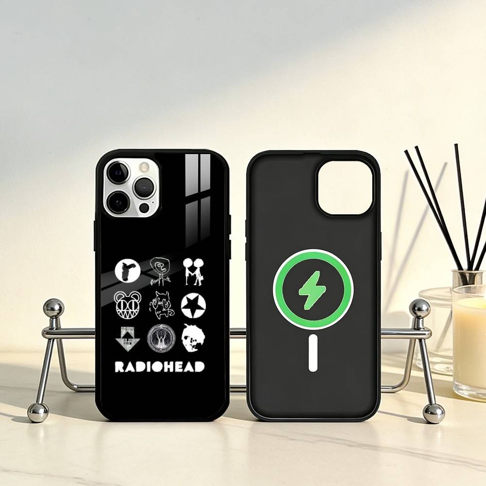 Classic R-Radiohead Rap Band Phone Case For iPhone17,16,15,14,13,12,11 Plus,Pro Max Magnetic For Magsafe Wireless Charging