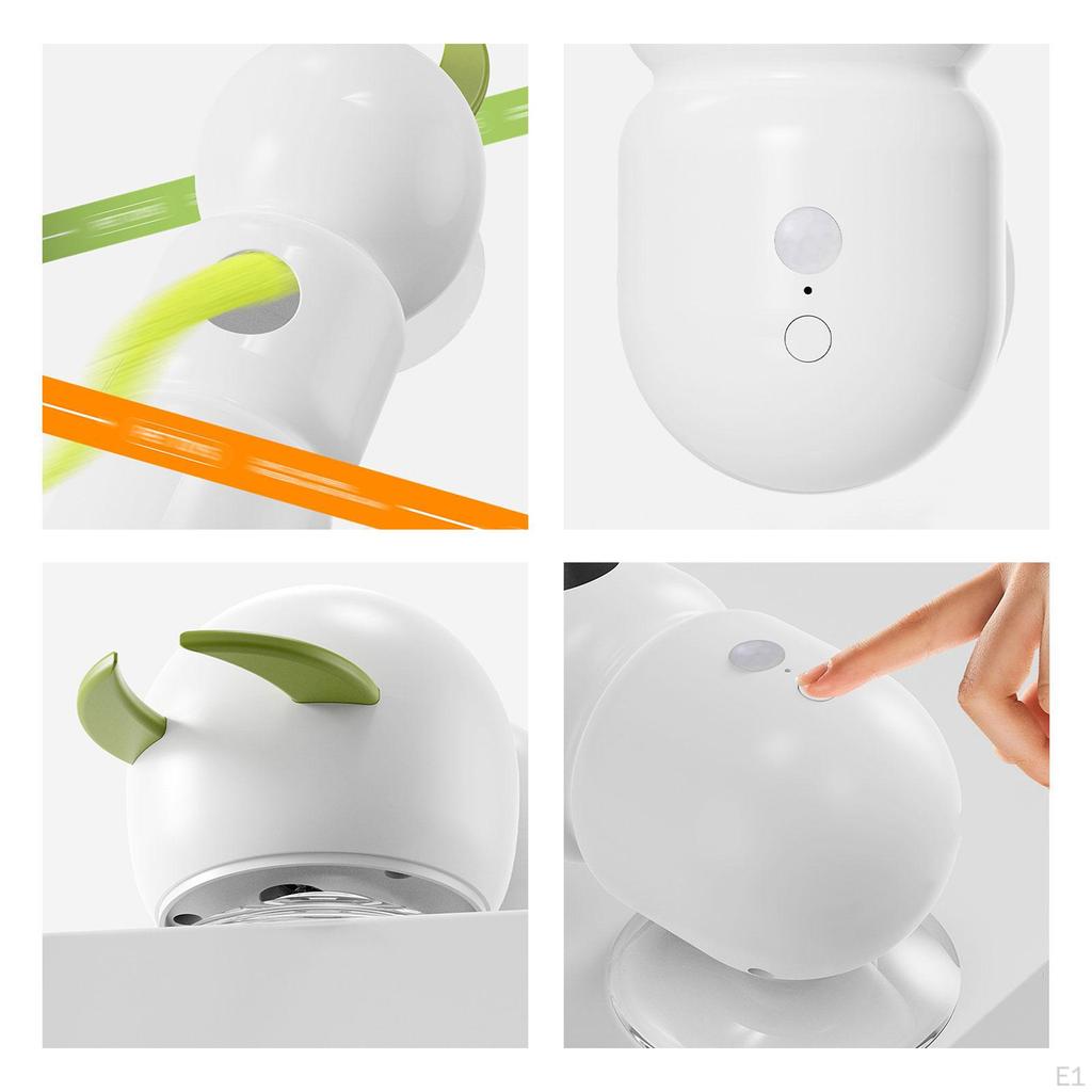 Elektrisches neckendes Katzenspielzeug Automatischer beweglicher Wurm Übung Lustig 600mAh Wiederaufladbar Intelligent