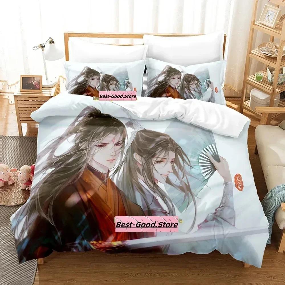 

Comforter The Scum Villain S Self-Saving System Bedding Set Single Twin Full Queen King Size Bed Set Adult Kid Bedroom s Comforter (quilt)-EU Single(135*200cm)3pcs
