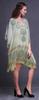 Phagun Ladies Kaftan Holiday Loungewear Midi Dress Beach Coverup-4X-5X