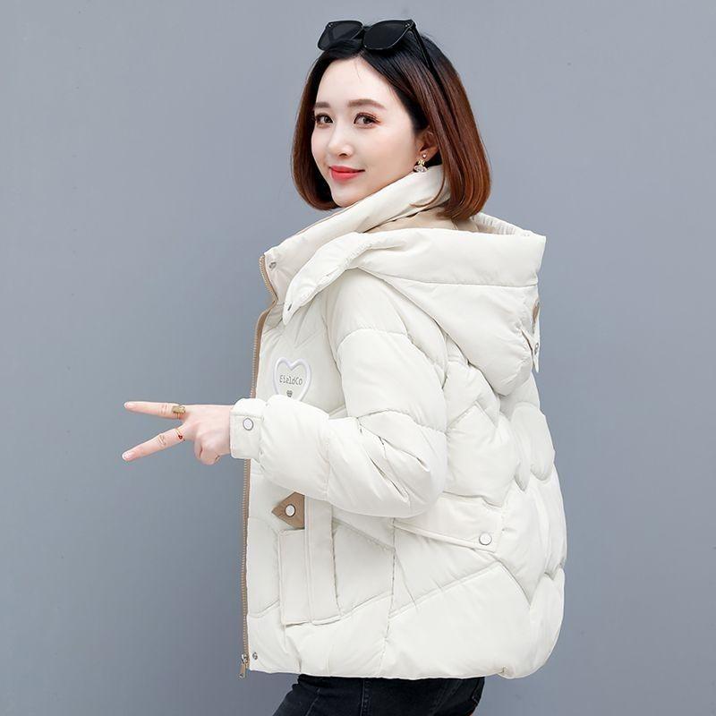 

Модная толстая зимняя куртка для женщин свободного кроя и теплая одежда XXL белый