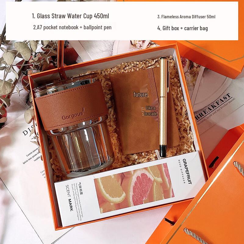WZ Glass Cup Gift Set Package 12