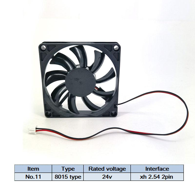 DC 5V 12v 24V 8cm 8010 8015 8025 3pin 4pin xh 2,54 Bezkartáčový chladicí ventilátor 80x25mm Chladič Radiátor 80x10 80*15 Pro PC Case GPU