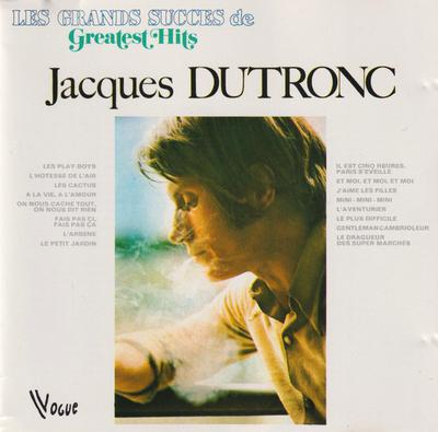 CD JACQUES DUTRONC - Les Grands Succes De Jacques Dutron 600005 Vogue 1983 France Rock Used
