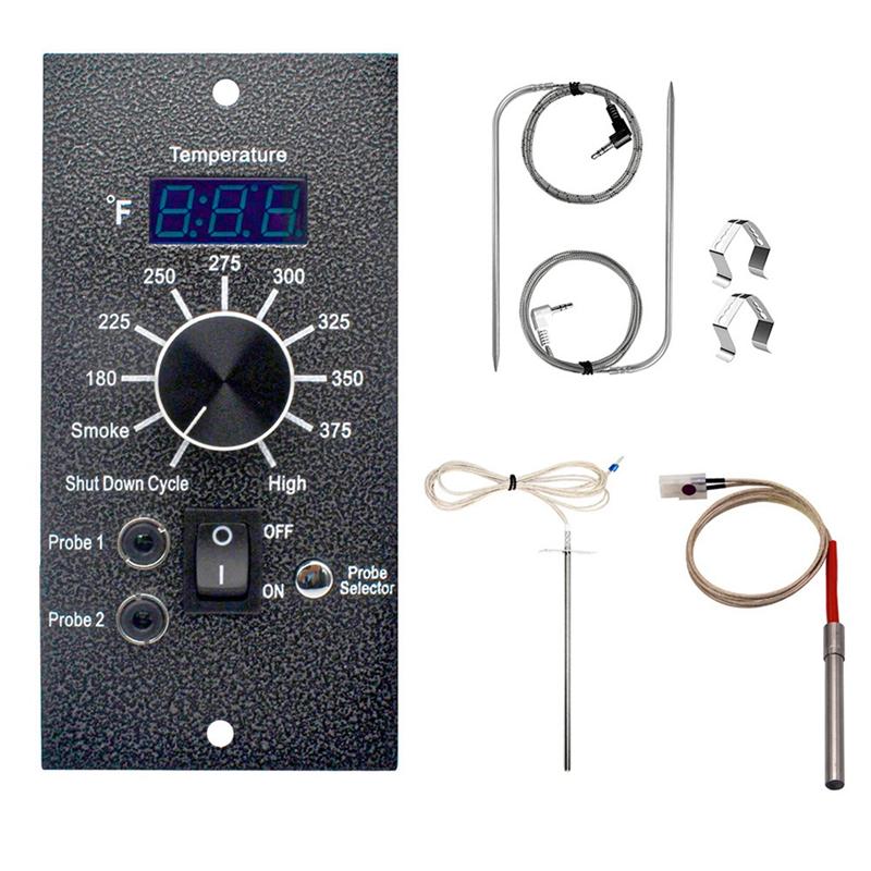

ABJI-Digital Controller Grills Kit With 2 Meat Probes And Temperature Sensor For Grills Accessory