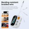 2 In 1 Bluetooth 5.4 Audio Transmitter Receiver Color Screen 3.5MM TF/AUX Stereo Music Wireless Audio Adapter for Car/Home/Airplane Support TF Card