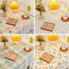Small Fresh Student Flannel Tablecloth Desk Bedside Table Coffee Table Cover Cloth Photo Background Picnic Cloth