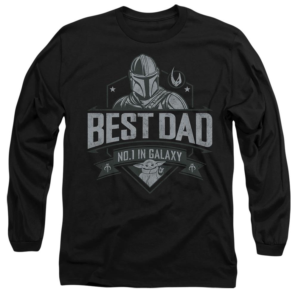 Star Wars Unisex Adult Best Dad Star Wars: The Mandalorian Fathers Day T-Shirt
