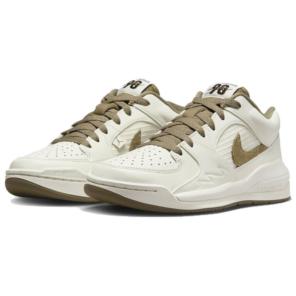 Air Jordan  Jordan Stadium 90 Sail Brown Kelp Women Sneakers Cream Black FB2269-102