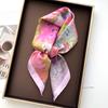 Printed Square Scarf For Women Imitation Silk Scarves Bandanas Luxury Hijab Neckerchief Hair Band Elegant Shawl Wraps