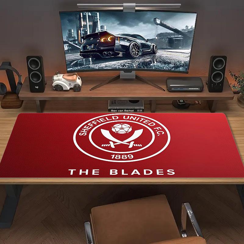 Sheffield United Print Cushion Non-slip Laptop Tablet Big Mousepad XXL Mat Mini PC Playmat With Lock Edge