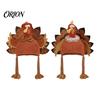 Thanksgiving Theme Celebration Headwear Funny Turkey Hat for Adults, Costume Accessory, Novelty Soft Dinner Decorative Headgear Knitted Women,