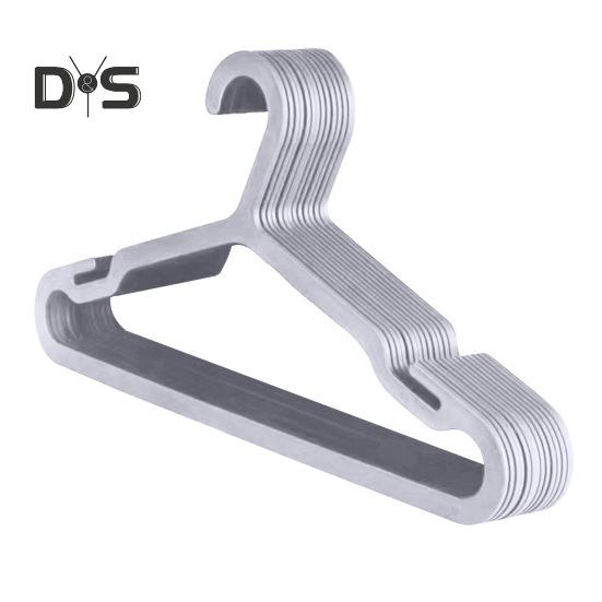 15-teilige Kleiderbügel mit breiten Schulterkerben, verformungssicher, stark belastbar, platzsparend, Kleiderbügel, Trockengestelle