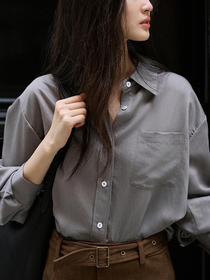 Jicouture Women s Wool Blend Tie-Waist Loose Long-Sleeve Top - Autumn/Winter Design Medium