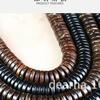 Natural Black Coconut Shell Spacer Beads for DIY Jewelry Accessories
